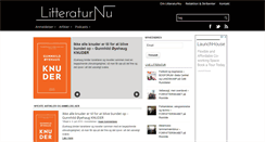 Desktop Screenshot of litteraturnu.dk